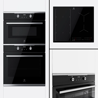 Electrolux Compact Oven & Hob 3D model image 1 