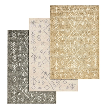 Versatile Carpets Set for Detailed Renderings 3D model image 1 