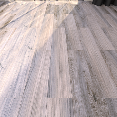 Everwood Grey Parquet Tiles - 15x90 cm 3D model image 1 