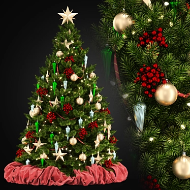 Festive Fir: Ultimate Christmas Tree 3D model image 1 