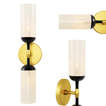 Elegant Emmett Sconce - 465mm 3D model image 1 