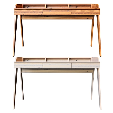 Sleek & Stylish Drommen Desk 3D model image 1 