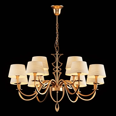 Elegant Florence Pendant Lamp 3D model image 1 