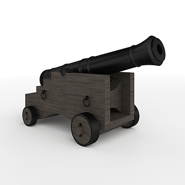 Sailing Force 3D Cannon 3D model image 1 