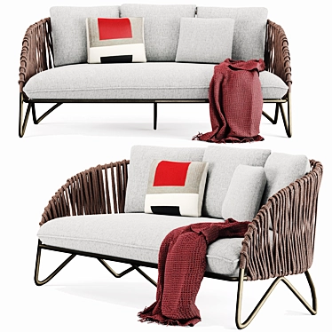 Stylish Branzie Sofa for Indoor and Outdoor Use 3D model image 1 