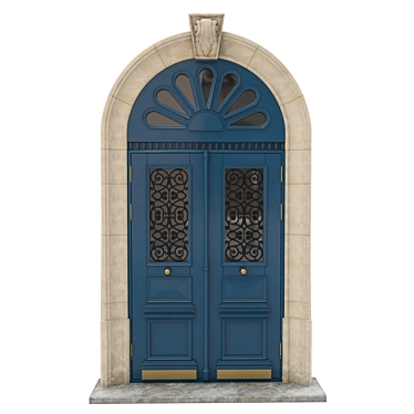 Title: Classic 3D Max Door Design 3D model image 1 