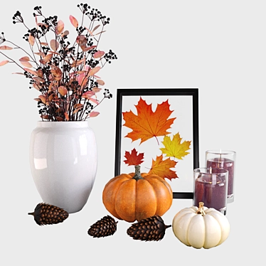 Autumn Decorative Set: 3D Model 2013 3D model image 1 