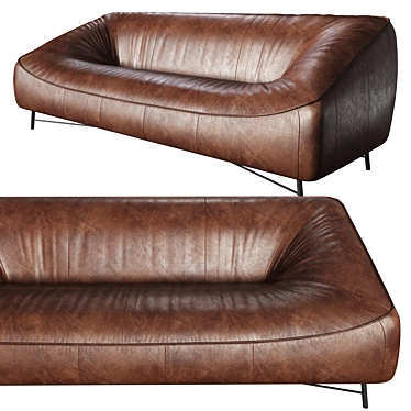 Modern Globe Sofa: Dutch Elegance 3D model image 1 