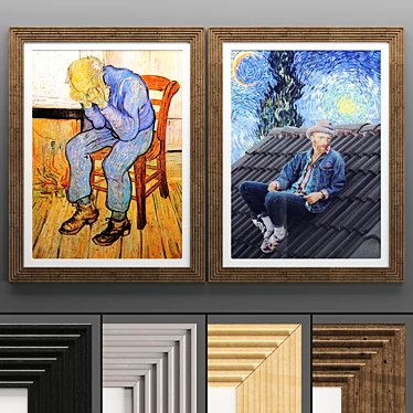 Art Frame 616: Modern 50x70cm Frames 3D model image 1 