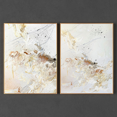 Modern Art Frames 800x600 mm 3D model image 1 