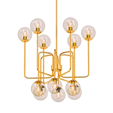 Elegant Pedret Chandelier 3D model image 1 