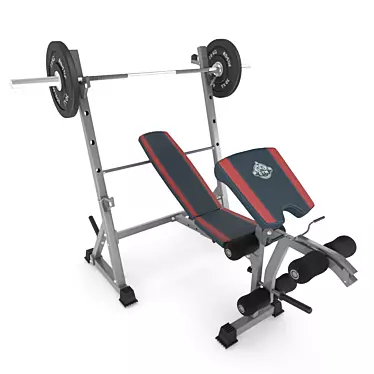 Ultimate Chest Press Machine 3D model image 1 