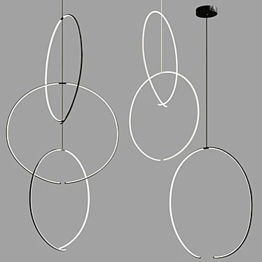 Illuminate Your Space: Torc™ LED Pendant Collection 3D model image 1 