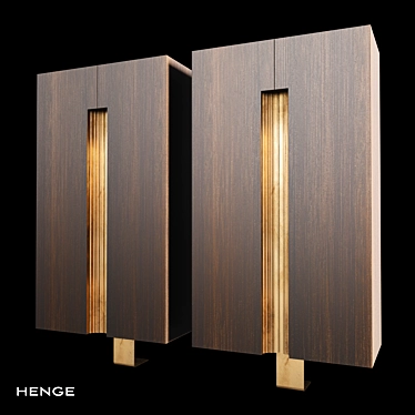 Minimalist Frame Cabinet by Henge 3D model image 1 