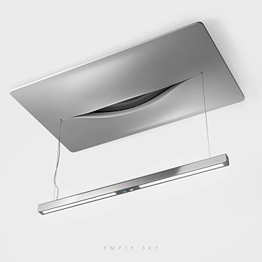 Suspended Elica Ceiling Hood 3D model image 1 