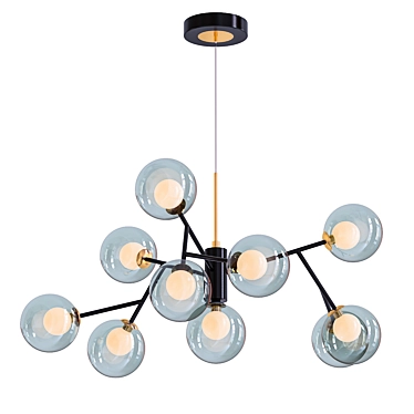 Elegant Pearl Design Lamp 3D model image 1 