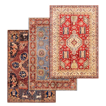 Versatile High-Quality Carpets Set 3D model image 1 