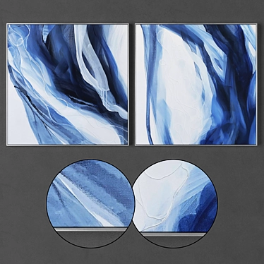 Abstract Frame Collection, 2 Sizes 3D model image 1 