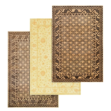 High-Quality Carpets Set 3D model image 1 