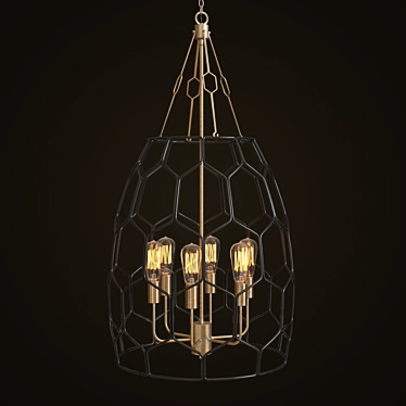 Uttermost Halstead 6 Light Farmhouse Pendant