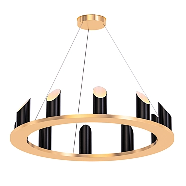 Elegant Custom Chandelier: Romatti 3D model image 1 