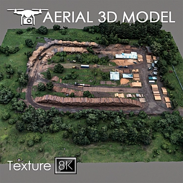 Quadrone Terrain Scan 3D model image 1 