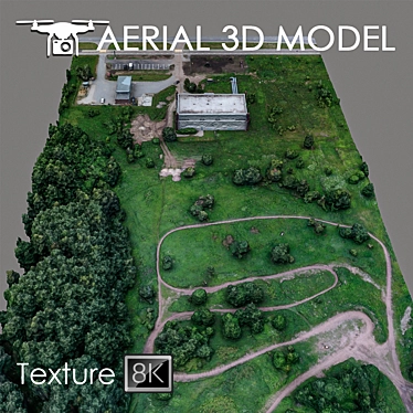 Aerial Landscape Scan Model 3D model image 1 