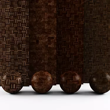 Rustic Wood3: Vray Render, 124 x 91.5 inches 3D model image 1 