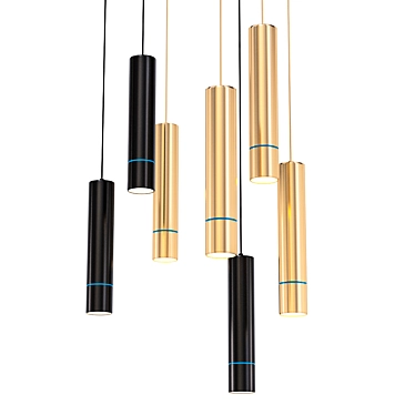 Crux Pendant Light: Sleek and Stylish 3D model image 1 