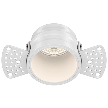 Versatile Recessed Luminaire: Maytoni Reif DL048 3D model image 1 