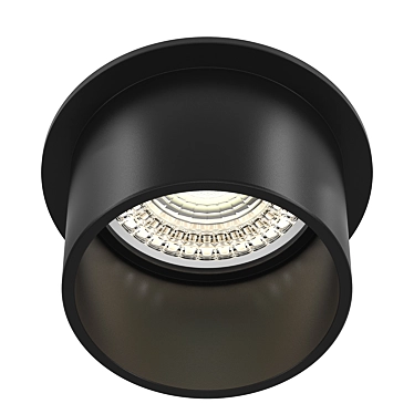 Maytoni Reif DL050-01B Recessed Lamp: Sleek Design, Versatile Options 3D model image 1 