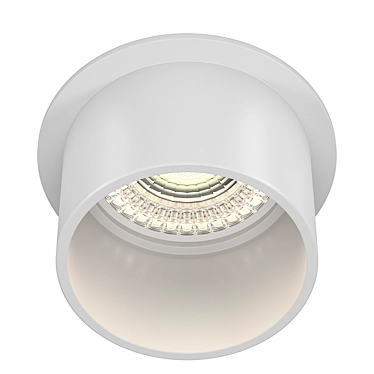 Title: Reif DL050-01W Recessed Lamp 3D model image 1 