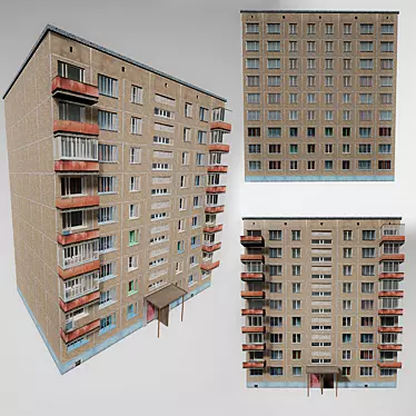 Title: Vintage Panel House 3D model image 1 