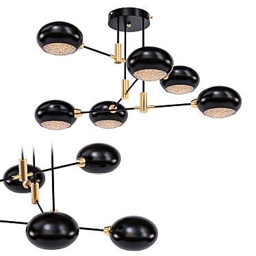 Solar System Lamp: 6 Heavenly Lights 3D model image 1 