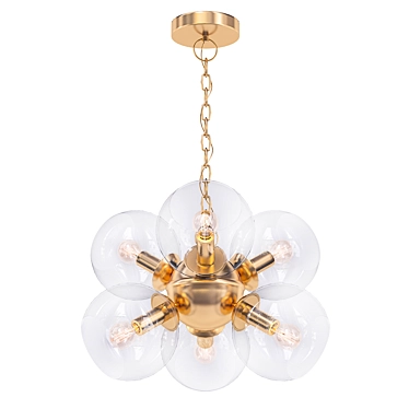 Schoppen Loft Pendant Chandelier 3D model image 1 