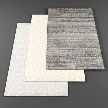 Randomly Assorted 5 Carpets | High-Quality Textures 3D model image 1 