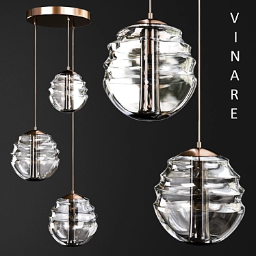 Vintage-inspired Pendant Lamp 3D model image 1 