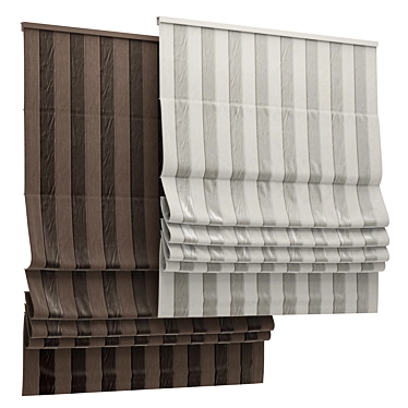 Elegant Roman Blind 83 3D model image 1 