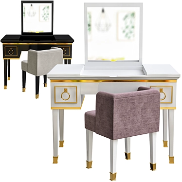 Luxury Lutetia Table: Elegant and Functional 3D model image 1 