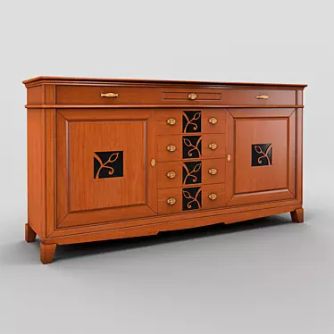 Capri Chest: Elegant and Spacious 3D model image 1 