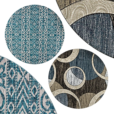 Elegant Circle Rugs | No. 098 3D model image 1 