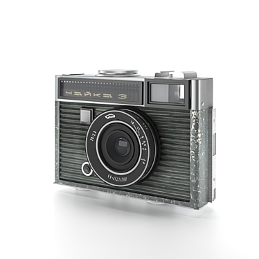 Vintage Soviet Chayka 3: Classic Half-Frame Camera 3D model image 1 