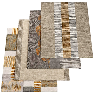 Luxury 200x300cm Carpet 3D model image 1 