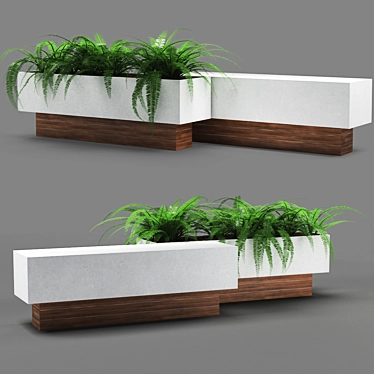 PolyCount 119k Unique Bench 3D model image 1 