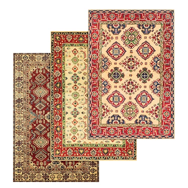 High-Quality Carpet Set 3D model image 1 