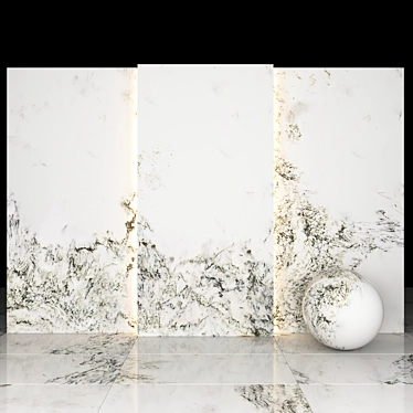 Elevate Landscapes with Textured Marble 3D model image 1 