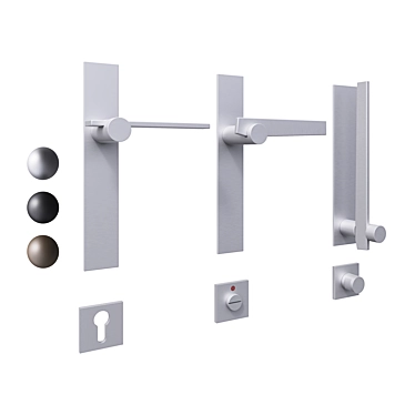 Formani Tense Metal Door Set 3D model image 1 