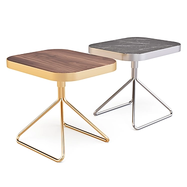 Domkapa Reese: Stylish Side Table 3D model image 1 