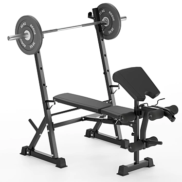 Ultimate Fitness Chest Press 3D model image 1 