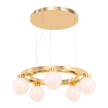 Sleek Night Pendant: BALLZZZ 3D model image 1 